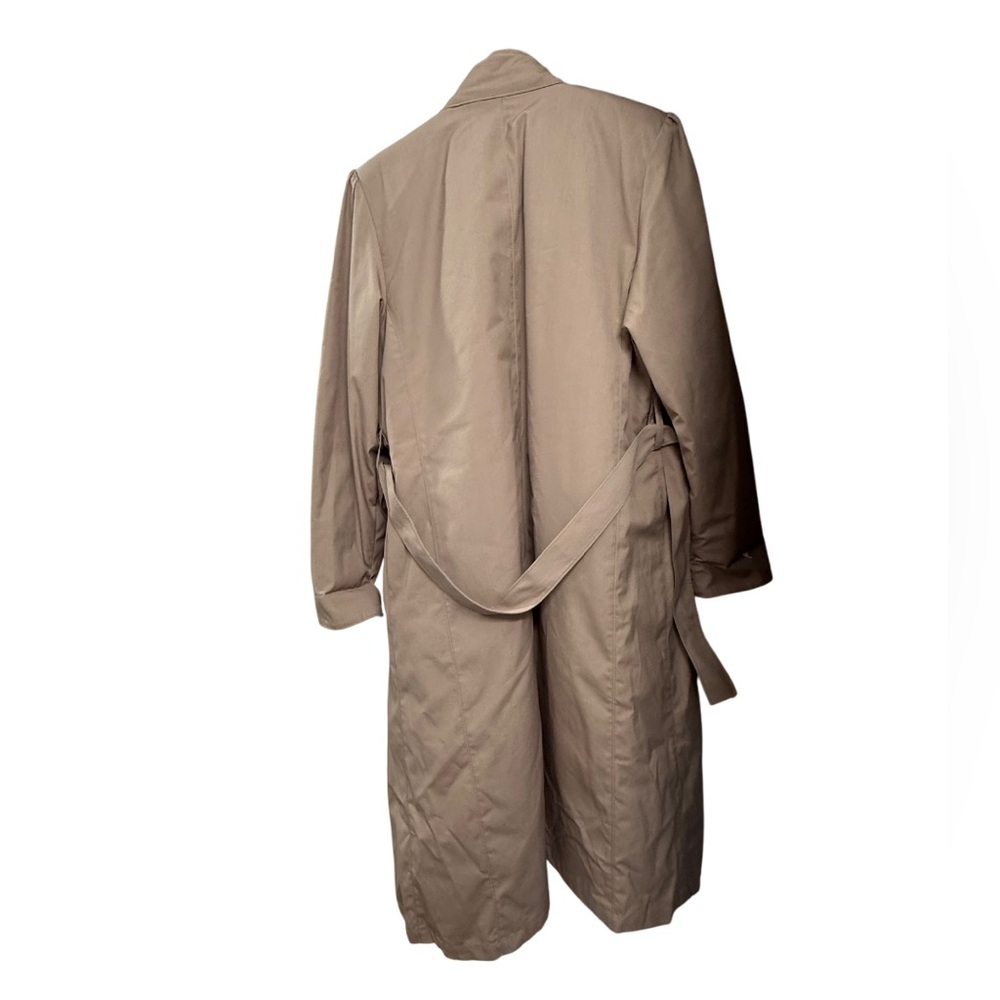 Vintage London Fog furry‎ lined tan trench coat - Picture 2 of 5